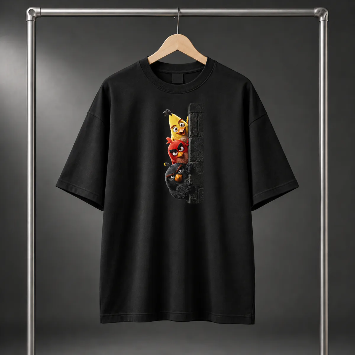 Angry Birds Drop Shoulder T-Shirt - Premium Drop Shoulders  | Sports Nation BD Bangladesh