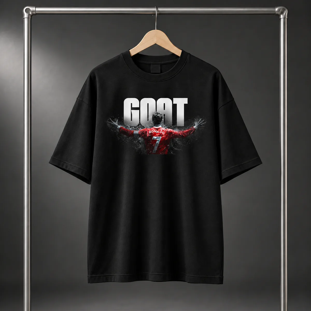 Goat CR7 Drop Shoulder T-Shirt - Premium Drop Shoulders  | Sports Nation BD Bangladesh