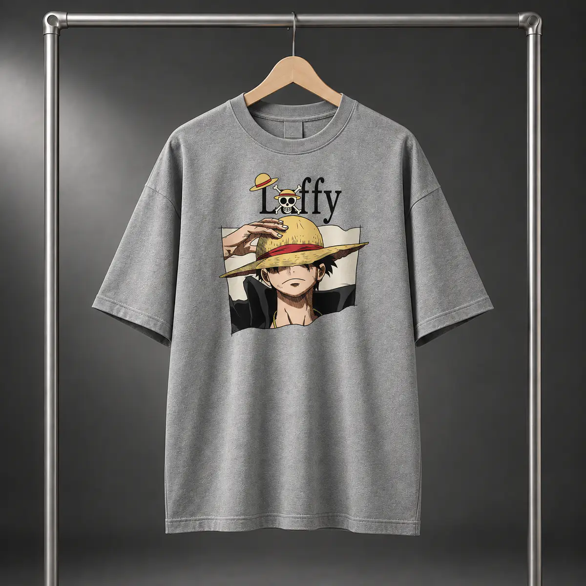Luffy Drop Shoulder T-Shirt - Premium Drop Shoulders  | Sports Nation BD Bangladesh
