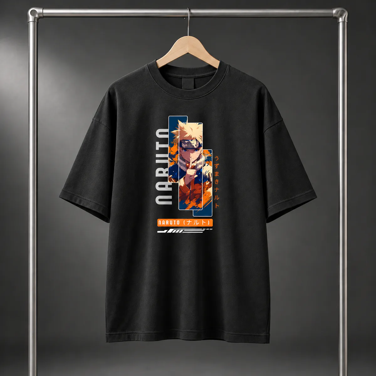 Naruto Drop Shoulder T-Shirt - Premium Drop Shoulders  | Sports Nation BD Bangladesh