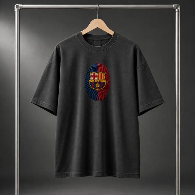 FC Barcelona Drop Shoulder T-Shirt