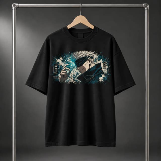 Gojo Jujutsu Kaisen Drop Shoulder T-Shirt