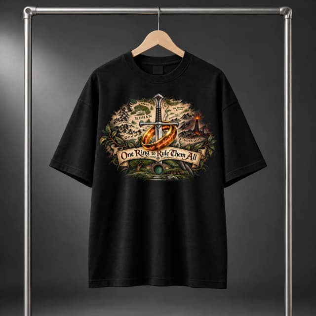 Lord of the Rings Drop Shoulder T-Shirt