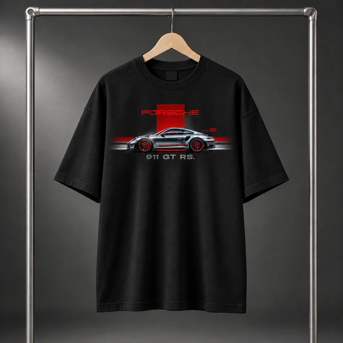 Porsche Drop Shoulder T-Shirt - Premium Drop Shoulders | Sports Nation BD Bangladesh