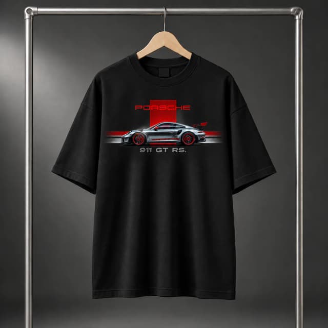 Porsche Drop Shoulder T-Shirt