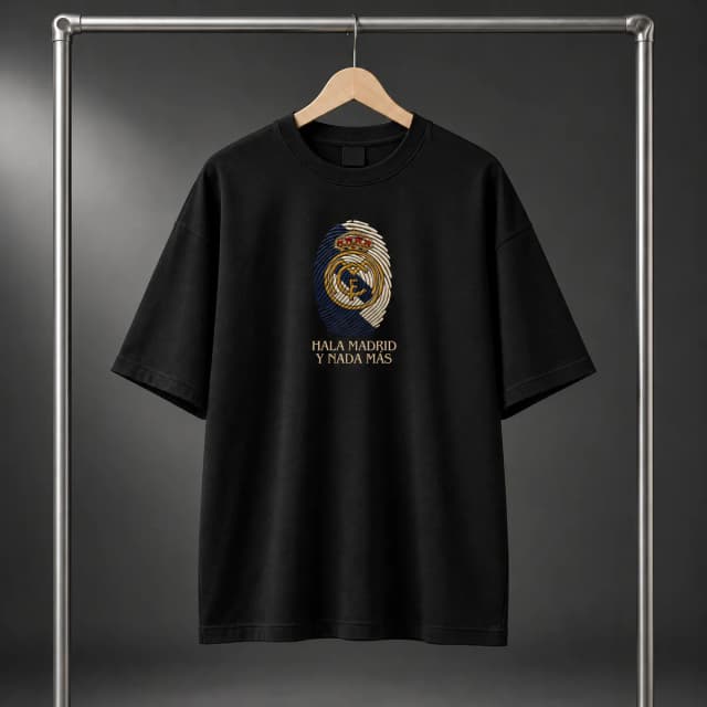 Real Madrid Drop Shoulder T-Shirt