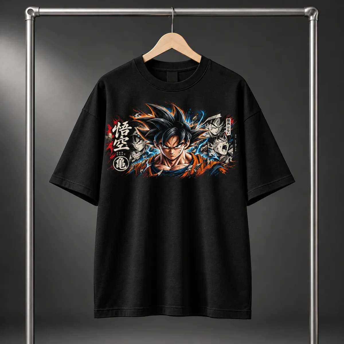 Son Goku Drop Shoulder T-Shirt - Premium Drop Shoulders | Sports Nation BD Bangladesh